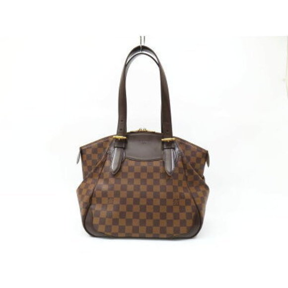 Louis Vuitton Damier Ebene Brown Verona GM Handbag - Picture 1 of 9